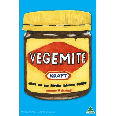 Microfibre Tea Towel - Vegemite Cyan